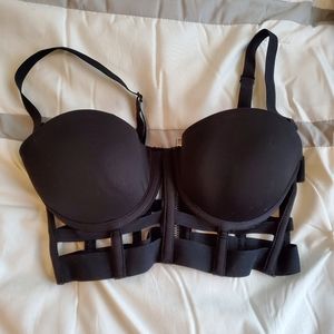 caged padded bra top